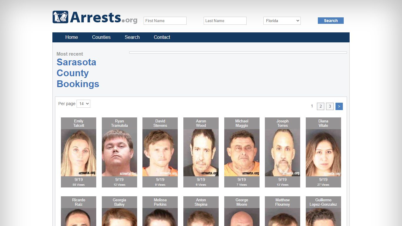 Sarasota County Arrests and Inmate Search